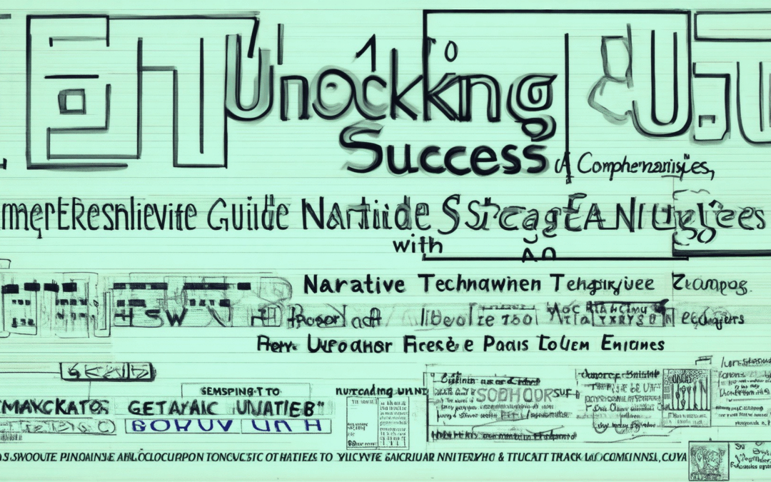 Unlocking Success: A Comprehensive Guide to Narrative Strategies and Techniques with Examples