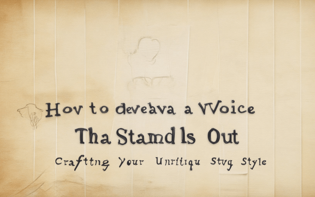 How to Develop a Narrative Voice That Stands Out: Crafting Your Unique Writing Style