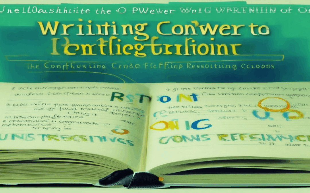 Unleashing the Power of Writing Conflict Resolution: The Ultimate Guide to Crafting Compelling Conflicts and Resolutions